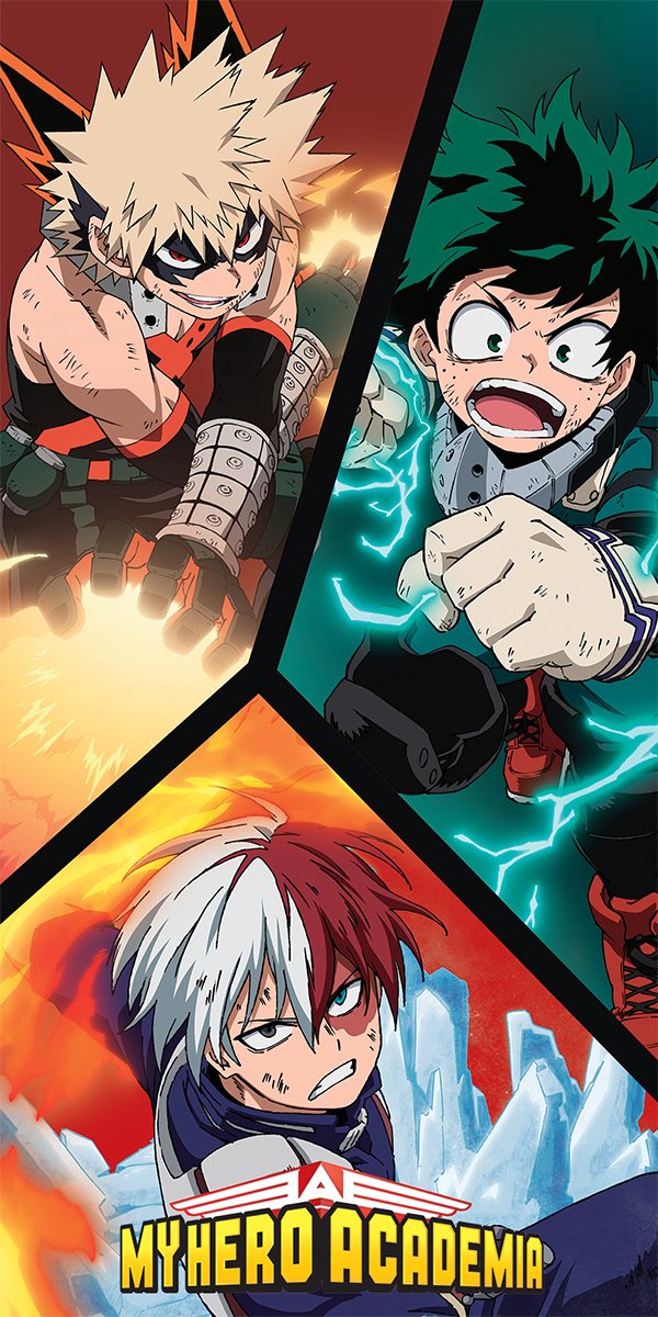 My Hero Academia Strandlaken - 70 x 140 cm - Katoen