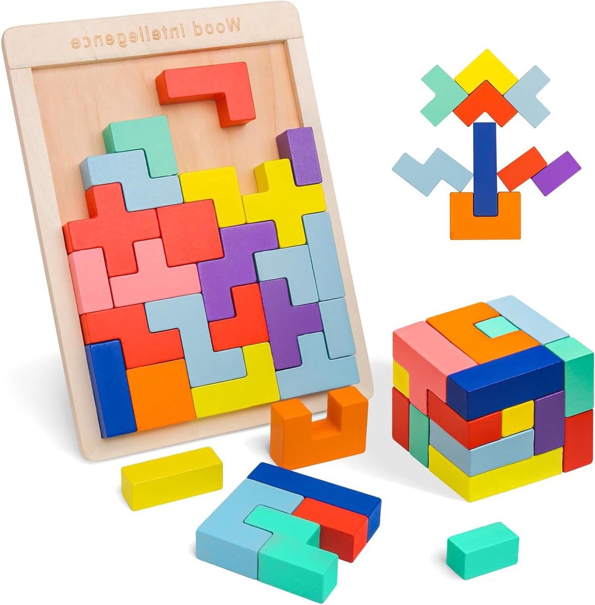 Houten puzzel - Tetris | Koop het nu in een paar klikken op
