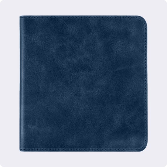 Hoesje Geschikt voor Kobo Libra Colour Hoesje Leer Luxe Bescherm Case - Hoes Geschikt voor Kobo Libra Colour Leren Hoes Book Cover - Donkerblauw van Hoesje  — afbeelding 5
