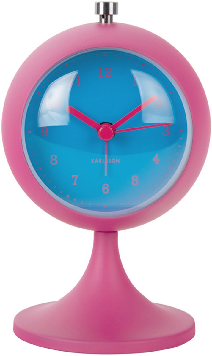 Karlsson Alarm Clock Funky Retro Roze