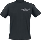 Motörhead Kiss Of Death Bullet Circle V2 Heren T-shirt - zwart - XXL