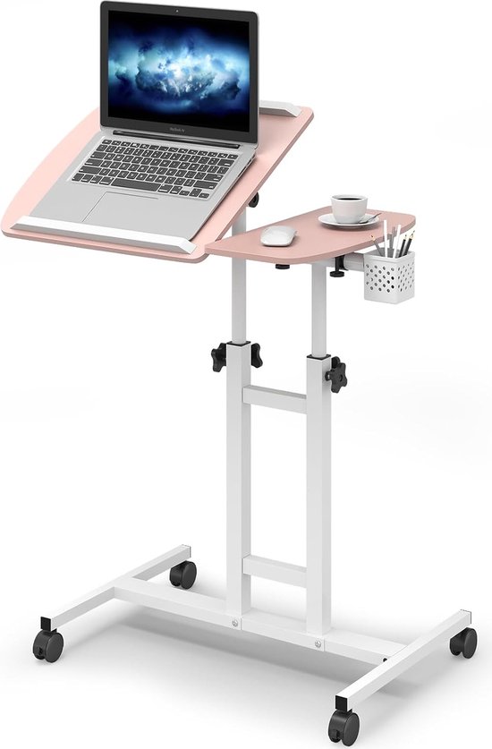 Verstelbare borduurstandaard - Handwerkvloerframe voor kruissteekambachten, in hoogte verstelbare schoottafel voor kunst- en naaihouder, staande borduurtool voor meer comfort en pr