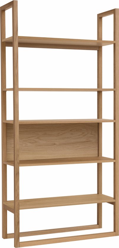 Wiens premie bereiden Neem boekenkast met 4 vaste en 1 losse plank, in eiken. | bol.com