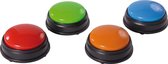 Buzzer with light and sound, set of 4.