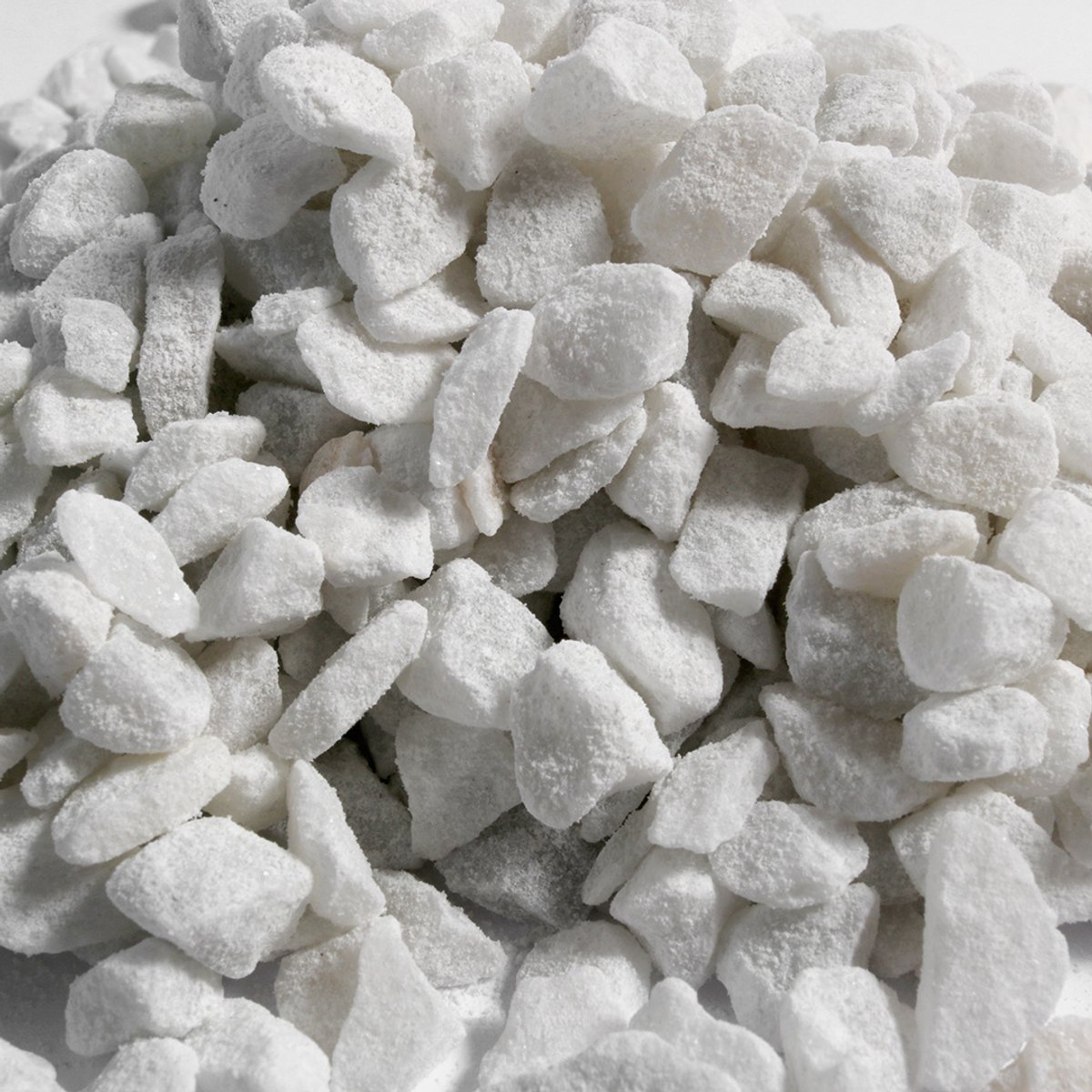 Aqua D'ella Aquariumgrind Carrara White 9-11 mm | 10 kg | witte bodembedekking