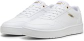 PUMA Court Classic Unisex Sneakers - PUMA White-PUMA Gold