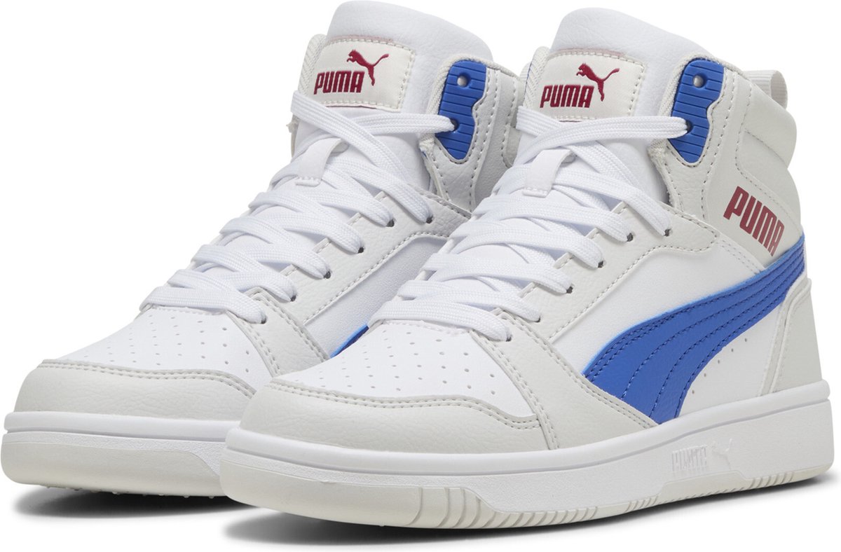PUMA Puma Rebound V6 Mid Jr Unisex Sneakers PUMA -Vivid -Feather Grijs