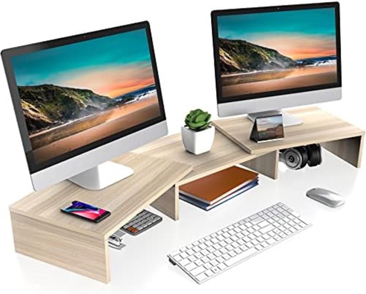 Solacis Laptop verhoger - Laptopverhoger - Stabiel - Staand Werken - Ergonomisch - Laptop Verhoger Bureau - Must have voor uw laptop!