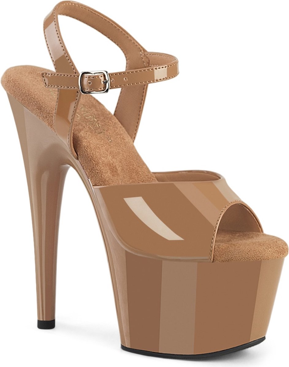 Pleaser ADORE-709 Sandaal met enkelband 38 Shoes Bruin