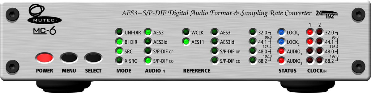 Mutec MC-6 digitaal Audio-formaatconverter - Audio converter
