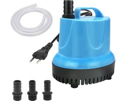 Dompelpomp 20W - waterpomp voor aquarium en vijver - 1500 l/u - inclusief 3 sproeiers en slang - ultra stil