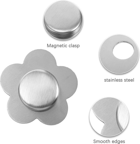 Magnetische tafelkleedhouders - bijenmotief - extra zware gewichten - roestvrij staal - binnen en buiten gebruik . — afbeelding 5