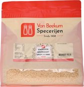 Granulés d'ail grossiers 2-3 mm | 1 kilo (sachet à fond plat refermable) | Van Beekum Specerijen