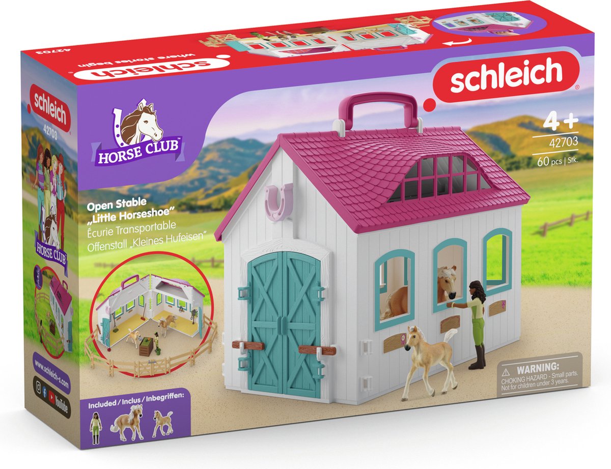 schleich HORSE CLUB - Open stal - 42703 — afbeelding 10