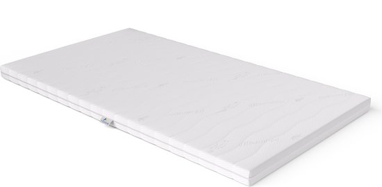 Foto: Toros bedden 180x200 topmatras 9cm dik hr 45 premium bamboe deluxe afritsbaar en wasbaar topper matras topdek climate motion control
