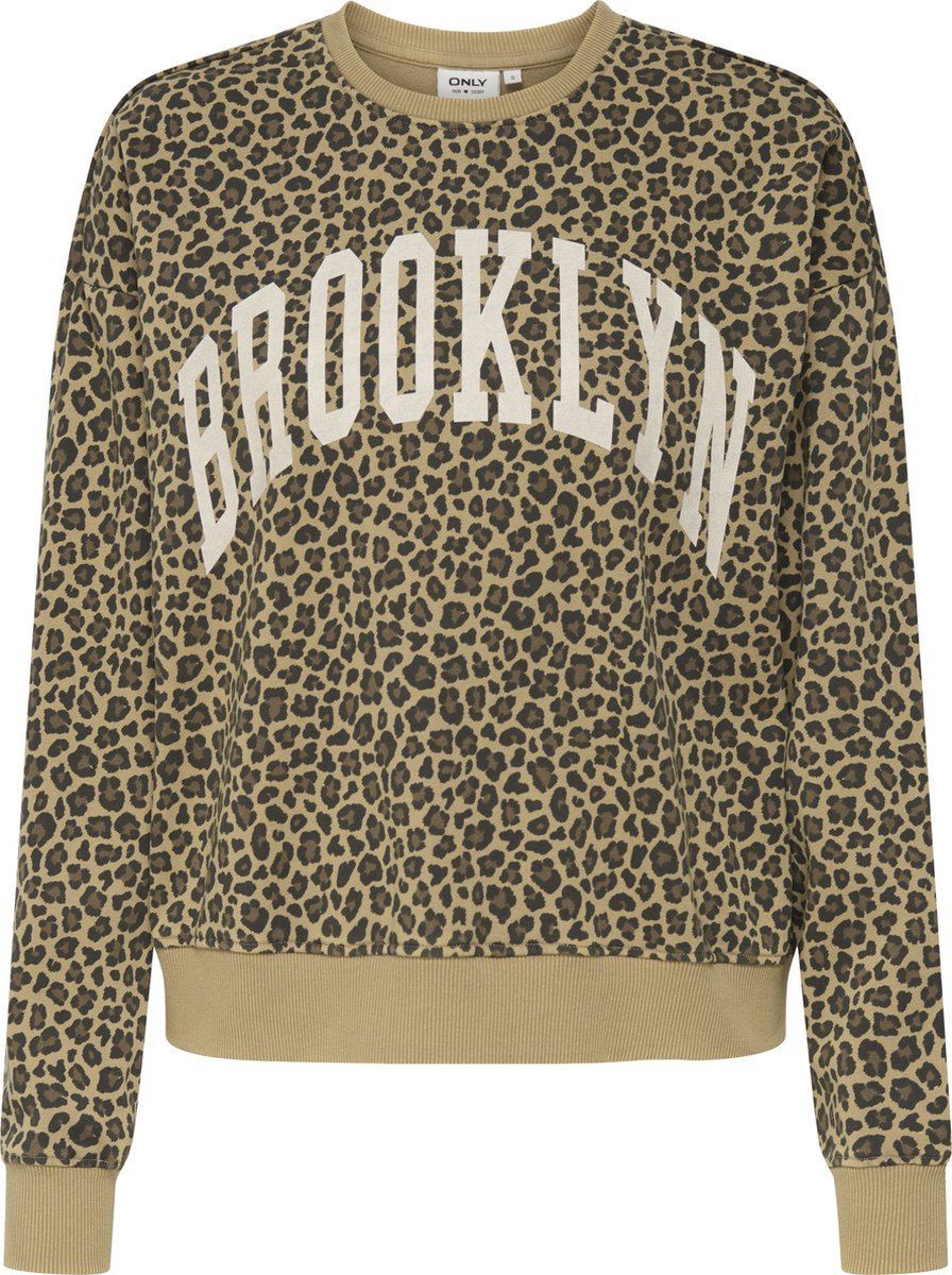 ONLY - ONLLEO L/S O-NECK PULLOVER TEXT SWT - Meisjes - Sweaters