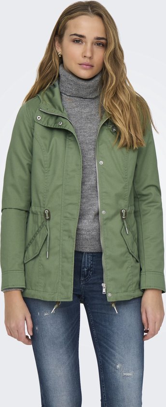 Veste Parka Only Onllorca Canvas Femme - Transition Automne Printemps Avec Capuche
