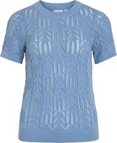 VILA - VICOTTI S/ S O-NECK KNIT TOP - NOOS - Femme - T-shirts