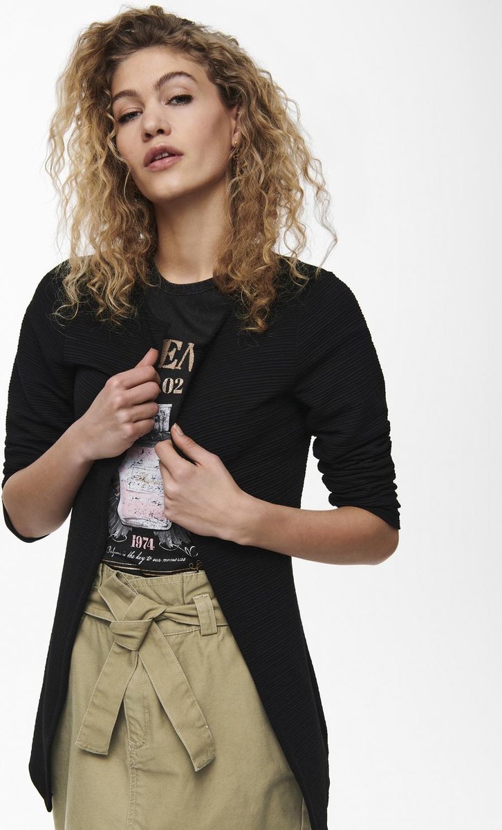 Only Shirt Damen ONLY Strickjacke ONLLECO – 7/8 Lang Aus Baumwollmix Damen Cardigan