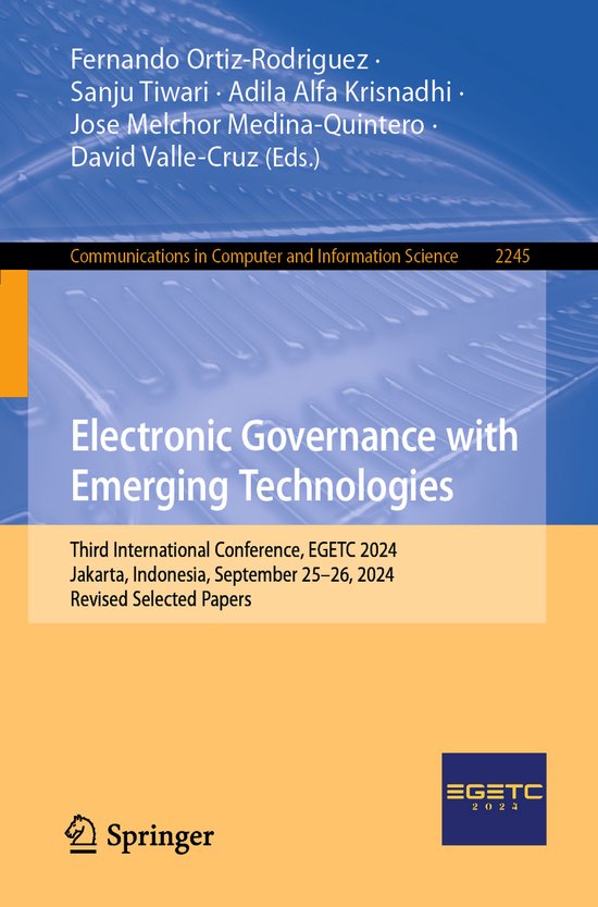 Communications in Computer and Information Science2245- Elec ... - cover