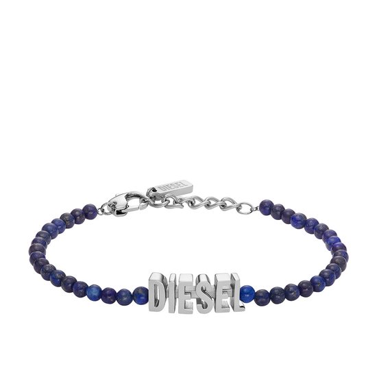 Bracelet unisexe Diesel DIESEL FONT - Couleur argent