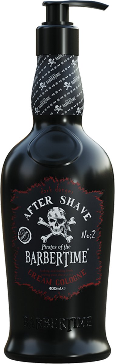 Pirates of The Barbertime - Dark Danger No°2 - After Shave Cream Cologne - 400 ml