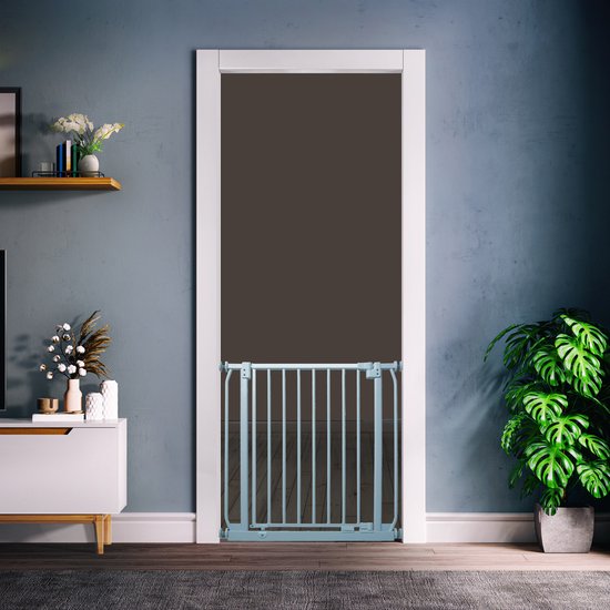 Assortiment de barrières pour chiens Bettacare Elite , 143 cm - 152 cm (23 options disponibles), Grijs mat, barrière d'escalier sans Embouts pour Chiens et chiots, barrière pour animaux de compagnie et chiens, installation facile