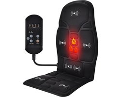 Stoelmassage Apparaat - Rugmassage Apparaat - Rugmassage Stoel - Infrarood Verwarming - Massage - Pijnbestrijding