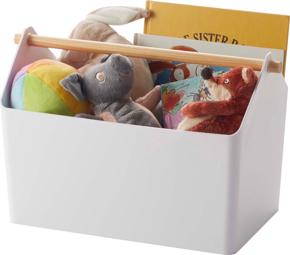 Yamazaki Opbergbox met handvat - Favori - Wit