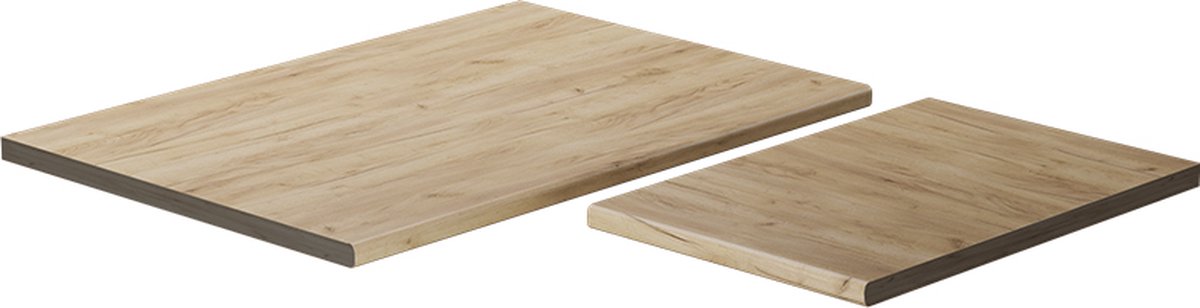 Vicco R-Line Keukenwerkblad – 114 cm (geschikt voor hoekopstelling 87x87) Krachtige eik goud