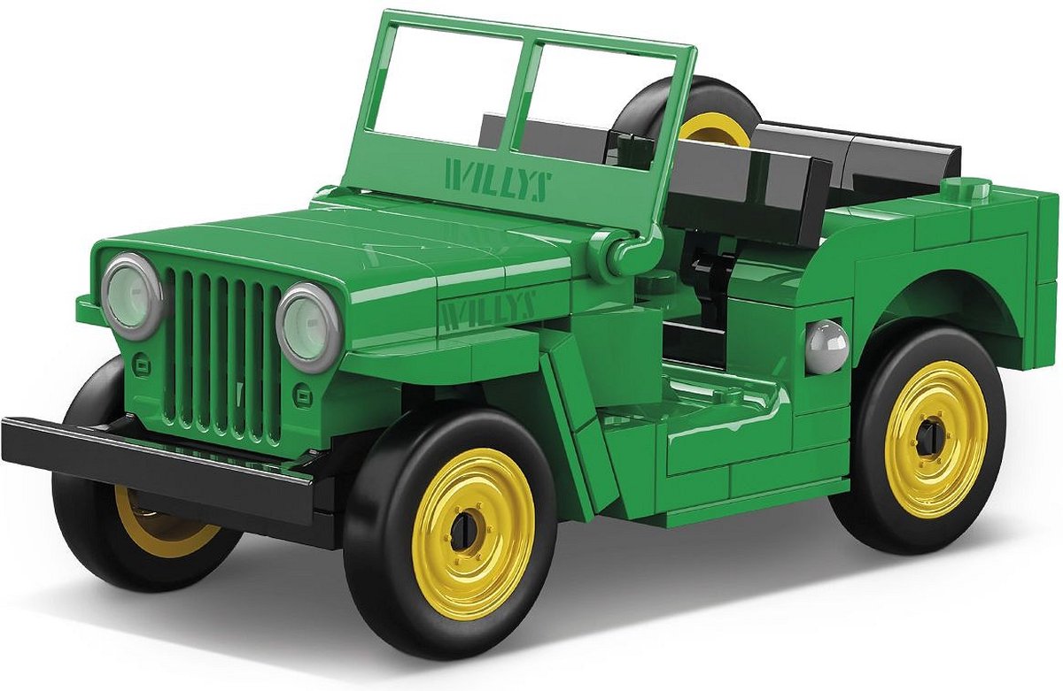 COBI Jeep Willys CJ-2A: bouwset met militaire details thumbnail 4