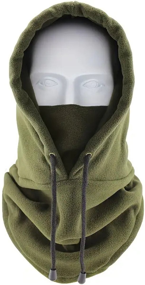 Nivard Winter Masker Balaclava Ski Mask Ski Masker Bivakmuts Full Face Mask Legergroen