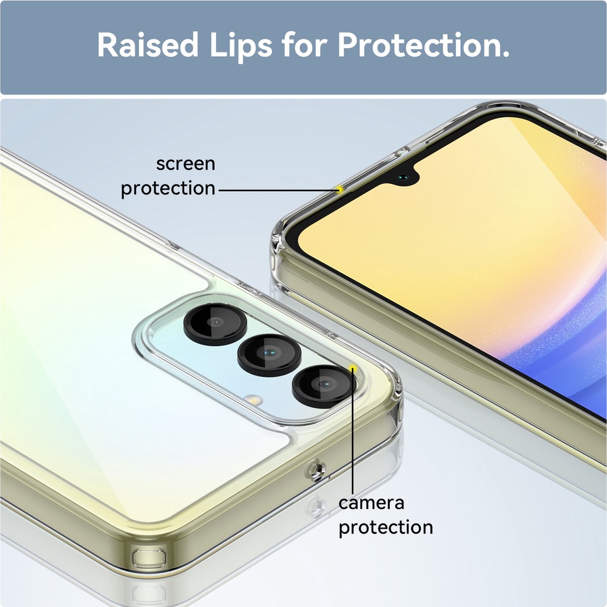 Mobigear Doorzichtig Hoesje geschikt voor Samsung Galaxy A16 Telefoonhoesje Hardcase | Mobigear Crystal Backcover | Doorzichtig Telefoonhoesje Galaxy A16 | Galaxy A16 Case | Back Cover - Transparant