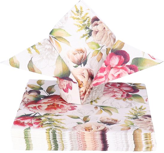 Ambiente Tovaglioli Di Carta Natale - 20 Pezzi 33x33 Cm - Luncheon Size - Perfetti Per Decoupage E Feste - Boot