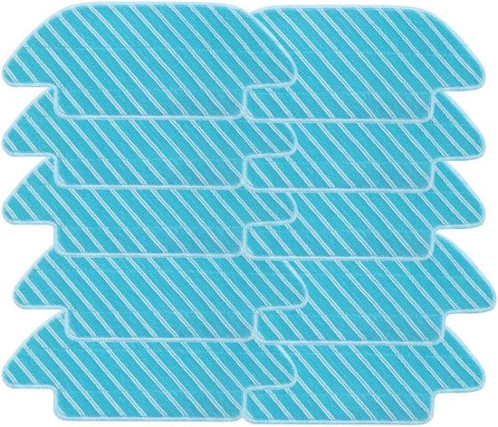 10 stuks reserveaccessoires voor Cecotec Conga 4090 - stofzuiger robot veegmachine - vullingen borstels mop .