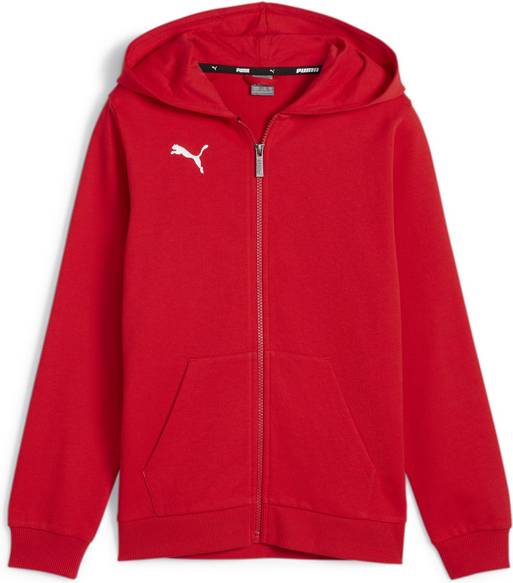 PUMA kinderteamGOAL Casuals hoodedjack Jr jack met capuchon 658596 01 Rood