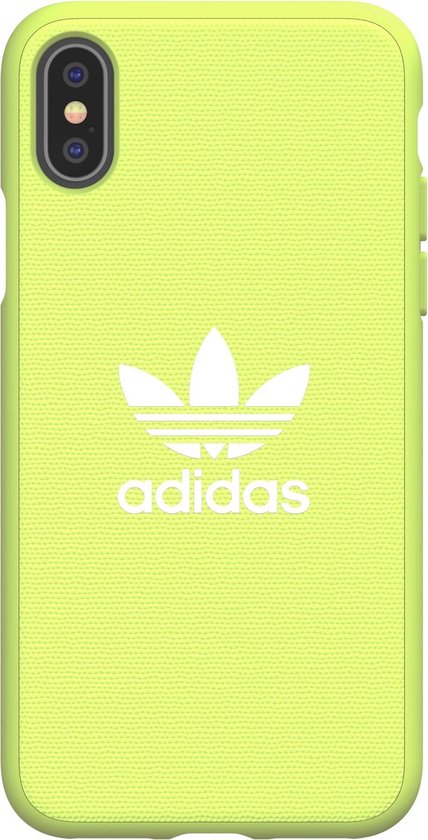 Adidas Moulded Case Canvas Hoesje Iphone X Xs Neongeel Bol Com Adidas Moulded Case Canvas Hoesje Iphone X Xs Neongeel Bol Com