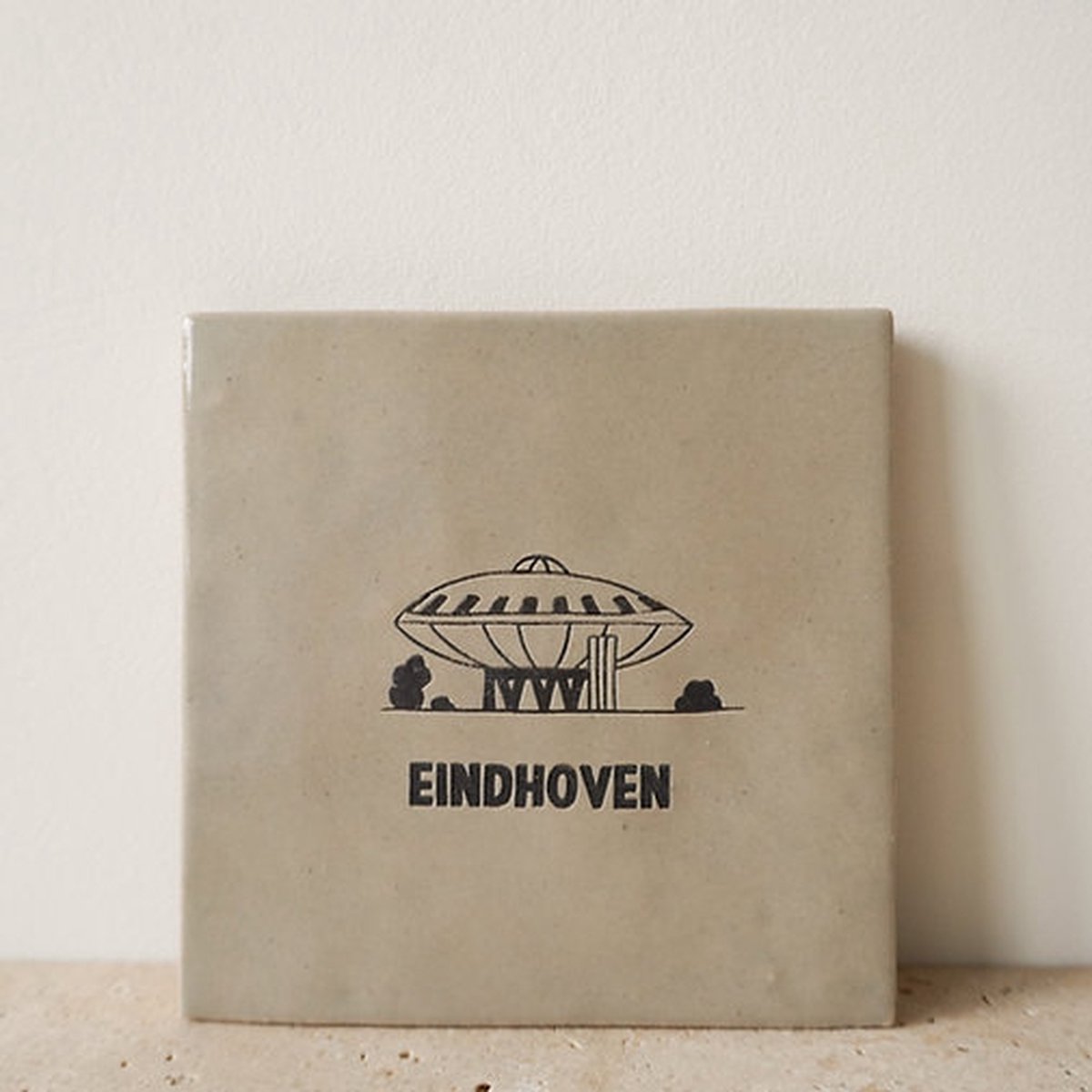 Tegeltje Eindhoven - Evoluon | Beige
