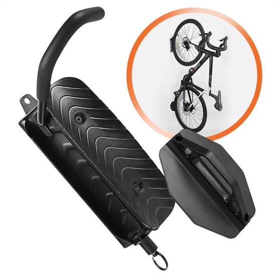 Fiets ophangsysteem Draaibaar - fietshaak - fiets muurbeugel - fiets ophangbeugel - fietsenrek - racefiets - mountainbike - 35KG van Fiets. — afbeelding 5