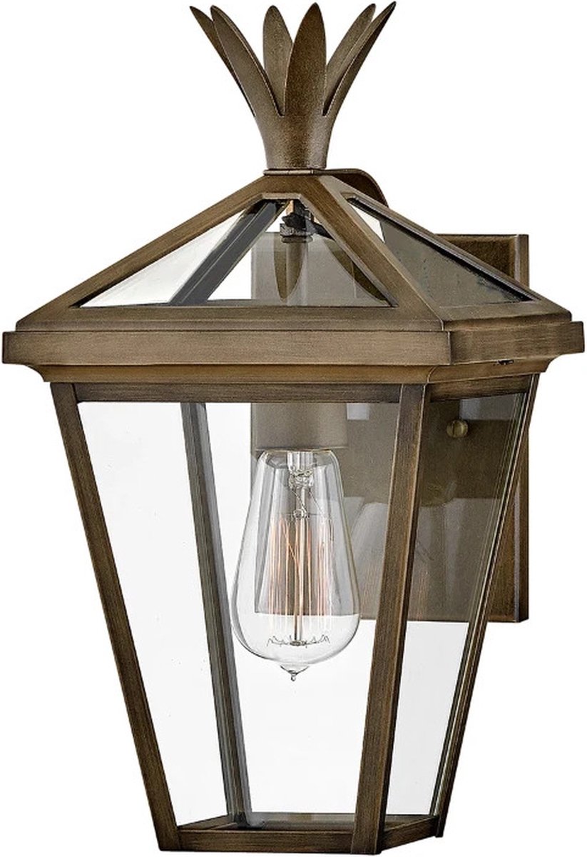 Hinkley LED Wand Buitenlamp Palma | 1X E27 Max 60W | IP44 | Dimbaar | Burnished Bronze