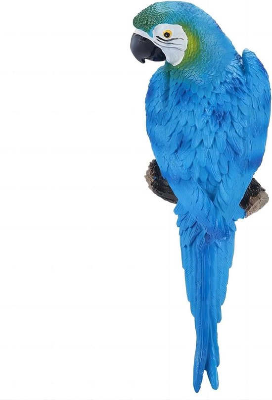 Vivid Arts Onafscheidelijk Standbeeld Wit en Blauw Hars Sculptuur Tafelmontage