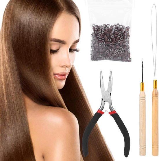 50PCS Wig Clips Snap Clips U-shape with Soft Rubber 6 Teeth Stainless Steel Material for Hair Extensions - Black