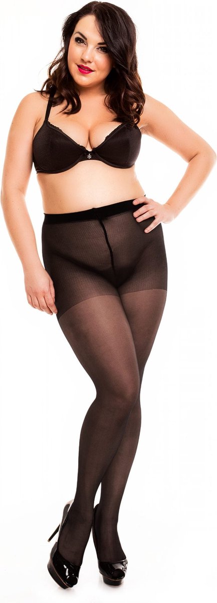 Glamory Satin 20 matt - panty - 20 den - maat 2XL - zwart