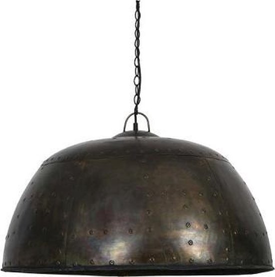 Light & Living Hanglamp MANOUK - zwart zink | bol.com