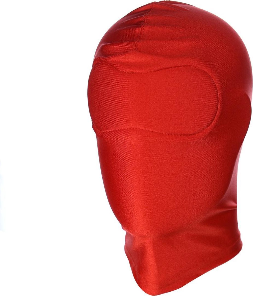 Goedkoopste Banoch - Mask Full Red - Spandex Masker - BDSM - Rood