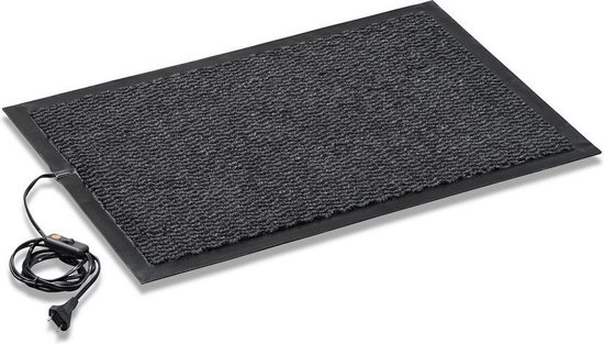 Warme voeten mat antraciet 60X80 WATERPROOF inclusief schakelaar IP,  230Vac, tapijt,... | bol.com