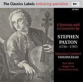 Paxton: 4 Sonatas For Cello And A Concerto