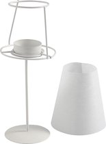 Waxinelicht lamp, d: 7,5 cm, h: 22 cm, 1stuk