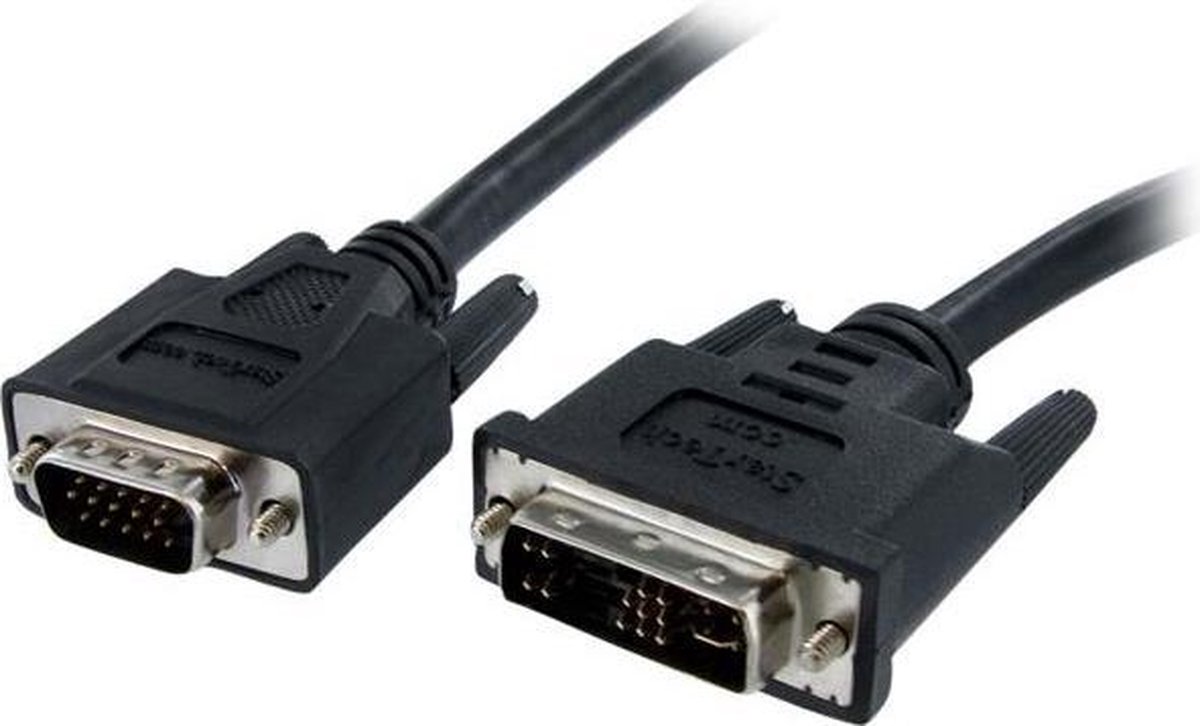 StarTech.com 6ft DVI - VGA 1,8 m DVI-A VGA (D-Sub) Zwart
