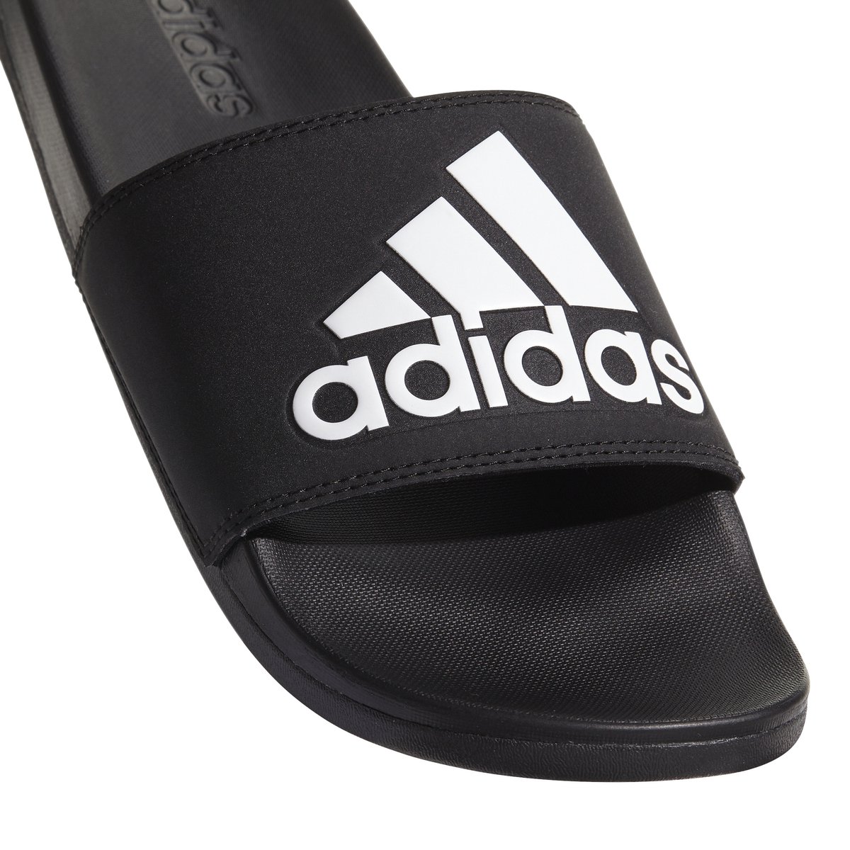 toewijding Stiptheid holte adidas Adilette Cloudfoam Plus slippers heren zwart/wit | bol.com